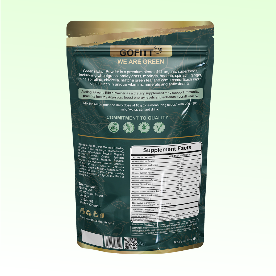 GoFitt Greens Elixir Powder